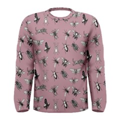 Insects pattern Men s Long Sleeve Tee