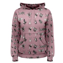 Insects Pattern Women s Pullover Hoodie