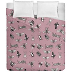 Insects pattern Duvet Cover Double Side (California King Size)