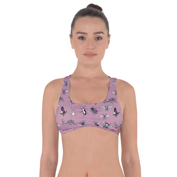 Insects pattern Got No Strings Sports Bra