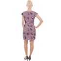 Insects pattern Cap Sleeve Bodycon Dress View2