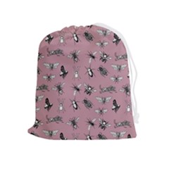 Insects pattern Drawstring Pouch (XL)