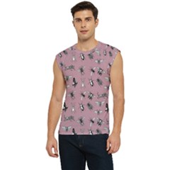 Insects pattern Men s Raglan Cap Sleeve Tee