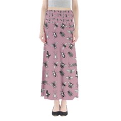 Insects pattern Full Length Maxi Skirt