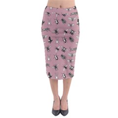 Insects pattern Midi Pencil Skirt