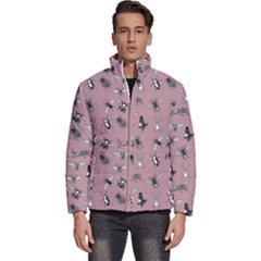 Insects pattern Men s Puffer Bubble Jacket Coat