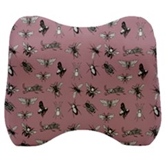 Insects Pattern Velour Head Support Cushion
