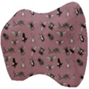 Insects pattern Velour Head Support Cushion View4