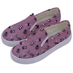 Insects pattern Kids  Canvas Slip Ons
