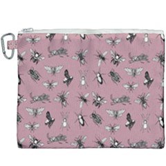 Insects pattern Canvas Cosmetic Bag (XXXL)