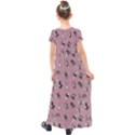 Insects pattern Kids  Short Sleeve Maxi Dress View2