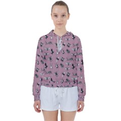 Insects Pattern Women s Tie Up Sweat