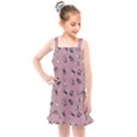 Insects pattern Kids  Overall Dress View1