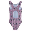 Insects pattern Kids  Cut-Out Back One Piece Swimsuit View2