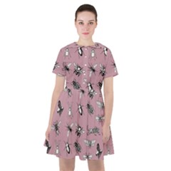 Insects pattern Sailor Dress