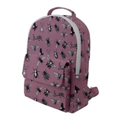 Insects pattern Flap Pocket Backpack (Large)