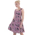 Insects pattern Knee Length Skater Dress View1
