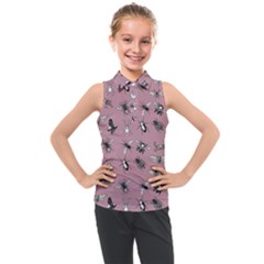 Insects pattern Kids  Sleeveless Polo Tee