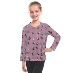 Insects pattern Kids  Long Mesh Tee