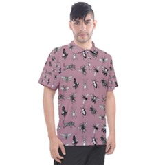 Insects pattern Men s Polo Tee
