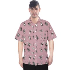 Insects Pattern Men s Hawaii Shirt