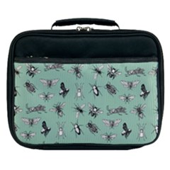 Insects Pattern Lunch Bag by Valentinaart