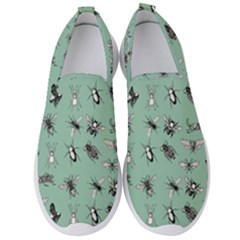 Insects Pattern Men s Slip On Sneakers by Valentinaart