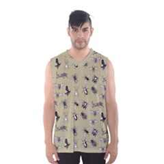 Insects Pattern Men s Basketball Tank Top by Valentinaart