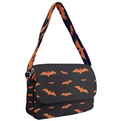 Bat Pattern Courier Bag by Valentinaart