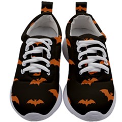 Bat Pattern Kids Athletic Shoes by Valentinaart