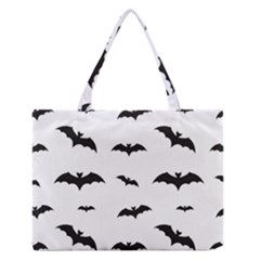 Bat Pattern Zipper Medium Tote Bag by Valentinaart