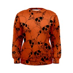 Skull Pattern Women s Sweatshirt by Valentinaart