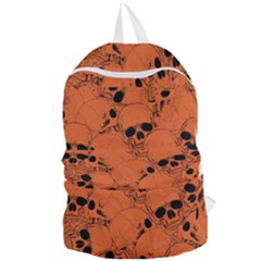 Skull Pattern Foldable Lightweight Backpack by Valentinaart