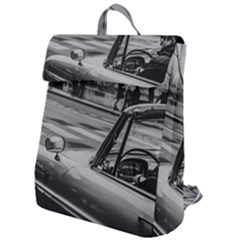 Convertible Classic Car At Paris Street Flap Top Backpack by dflcprintsclothing