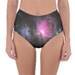 Orion (M42) + Pleiades (M45) Galaxy Reversible High-Waist Bikini Bottoms