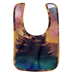 Tree Nature Landscape Fantasy Magical Cosmic Baby Bib by danenraven