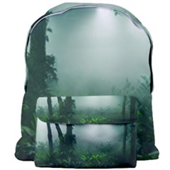 Swamp Forest Trees Background Nature Eerie Giant Full Print Backpack by danenraven