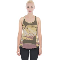 Boom Eruption Forest Mountain News Scary Volcano Piece Up Tank Top by danenraven