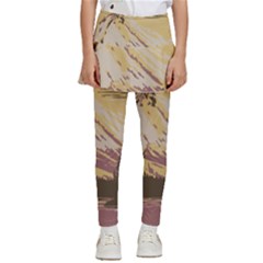 Boom Eruption Forest Mountain News Scary Volcano Kids  Skirted Pants by danenraven