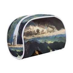 Mountains Sky Clouds Sunset Peak Overlook River Make Up Case (Small)