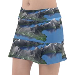 Mountain Landscape Rocky Rocks Geology Scenic Classic Tennis Skirt by danenraven