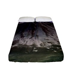Mount Mountain Fuji Japan Volcano Mountains Fitted Sheet (full/ Double Size)