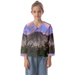 Mount Mountain Fuji Japan Volcano Mountains Kids  Sailor Shirt by danenraven