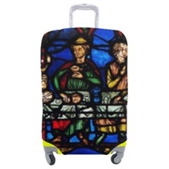 Window Stained Glass Chartres Cathedral Luggage Cover (medium) by danenraven