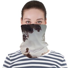 Man Cattle Animals Cows Bulls Calves Mammals Face Seamless Bandana (adult) by danenraven