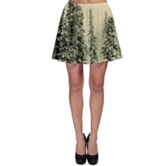 Winter Snow Frost Landscape Forest Trees Woods Skater Skirt by danenraven