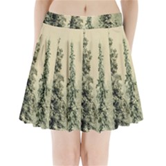 Winter Snow Frost Landscape Forest Trees Woods Pleated Mini Skirt by danenraven