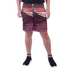 Sunset Island Tropical Sea Ocean Water Travel Men s Pocket Shorts by danenraven