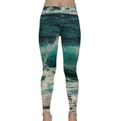 Sea Ocean Waves Seascape Beach Classic Yoga Leggings