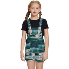 Sea Ocean Waves Seascape Beach Kids  Short Overalls by danenraven